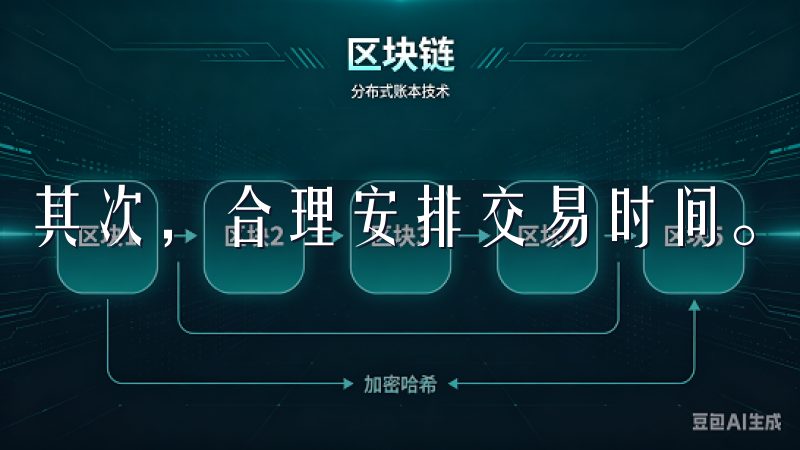 其次，合理安排交易时间。